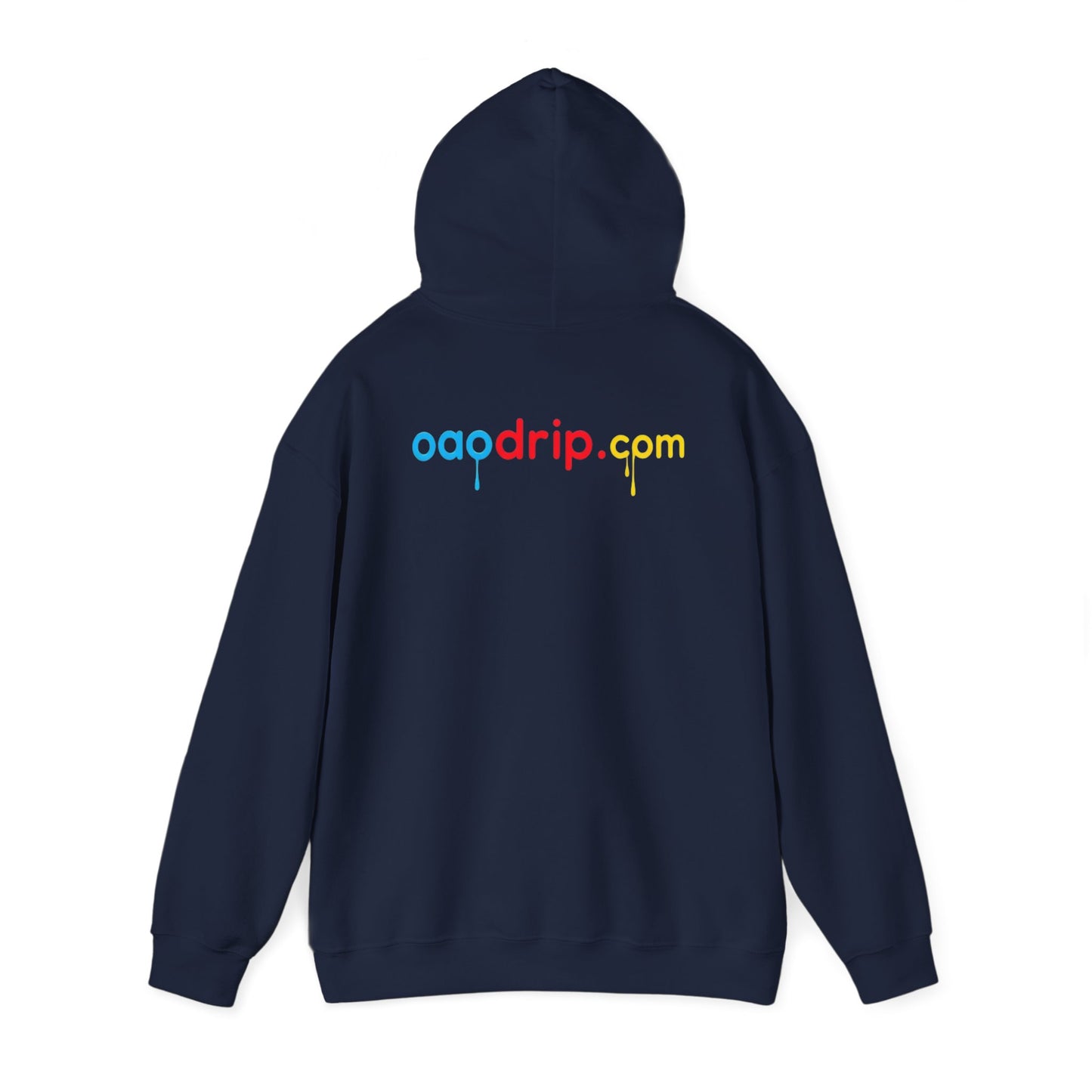 4Eva Blue Letter OAODrip.com Hooded Sweatshirt