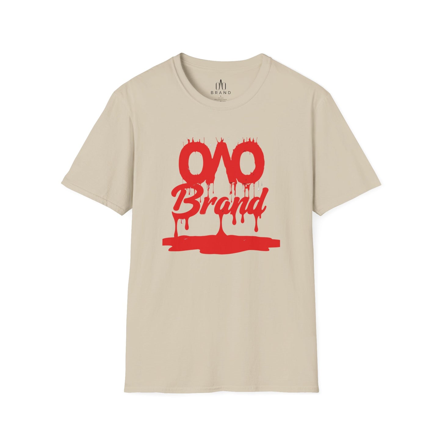 Red Oao Drip T-Shirt - Unisex Softstyle Tee