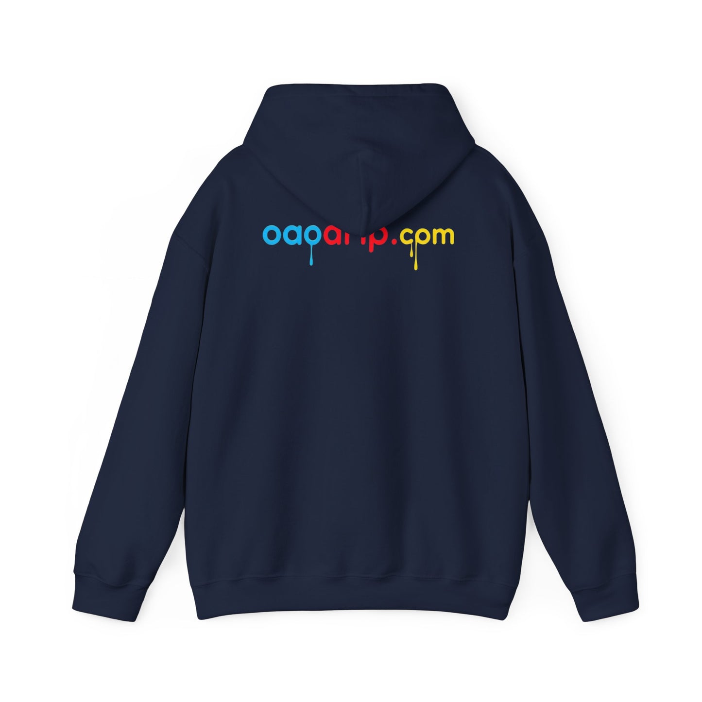 4Eva Blue Letter OAODrip.com Hooded Sweatshirt